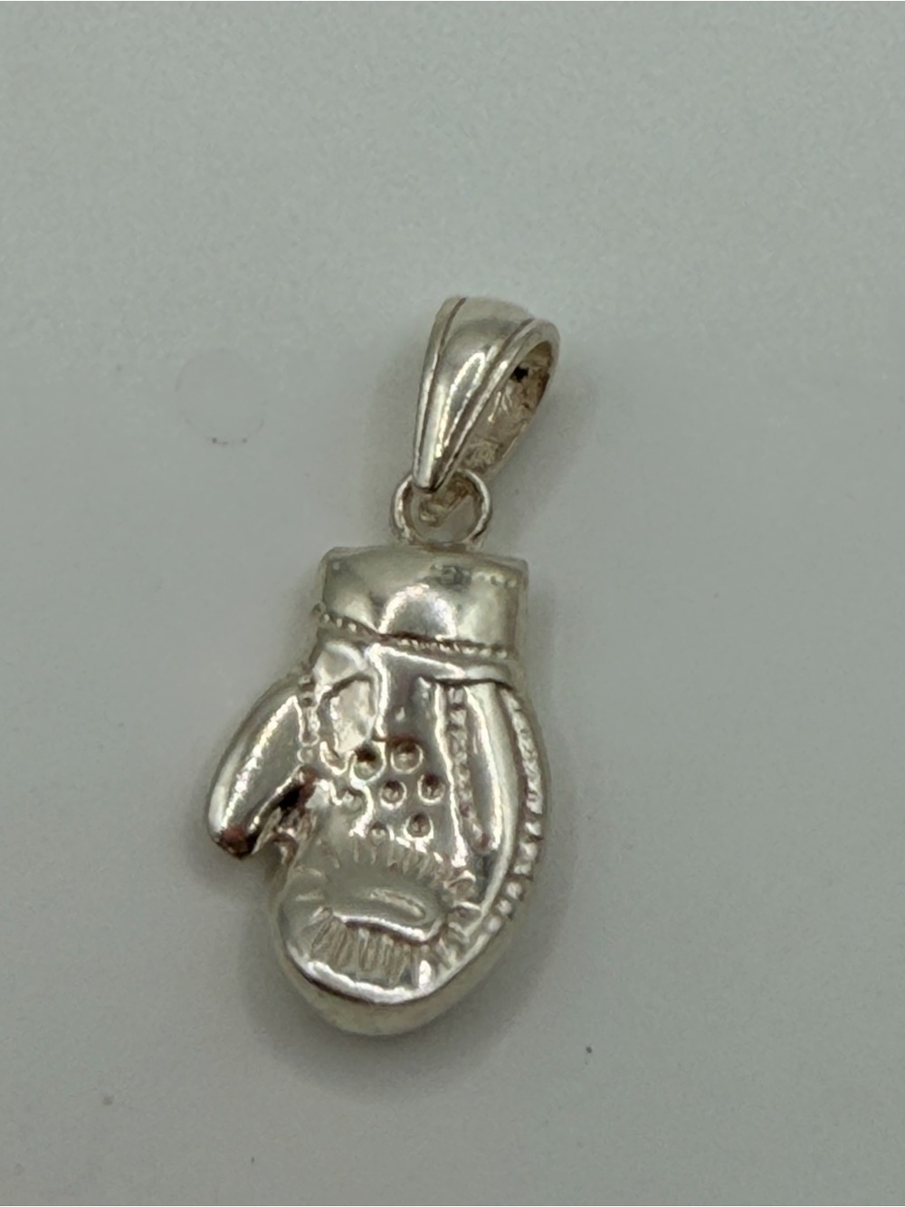 Sterling Silver Glove Charm Pendant